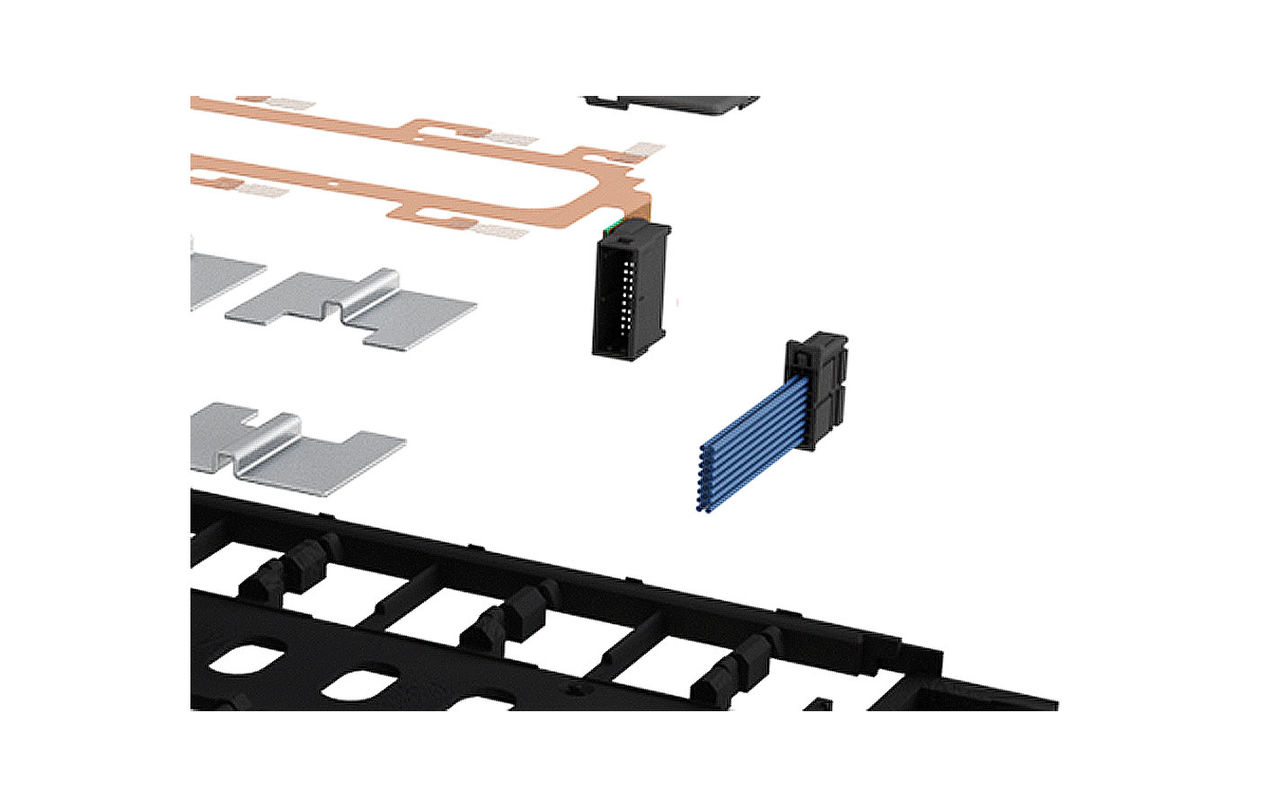 Volfinity cell contacting system with standalone cell sensing board.