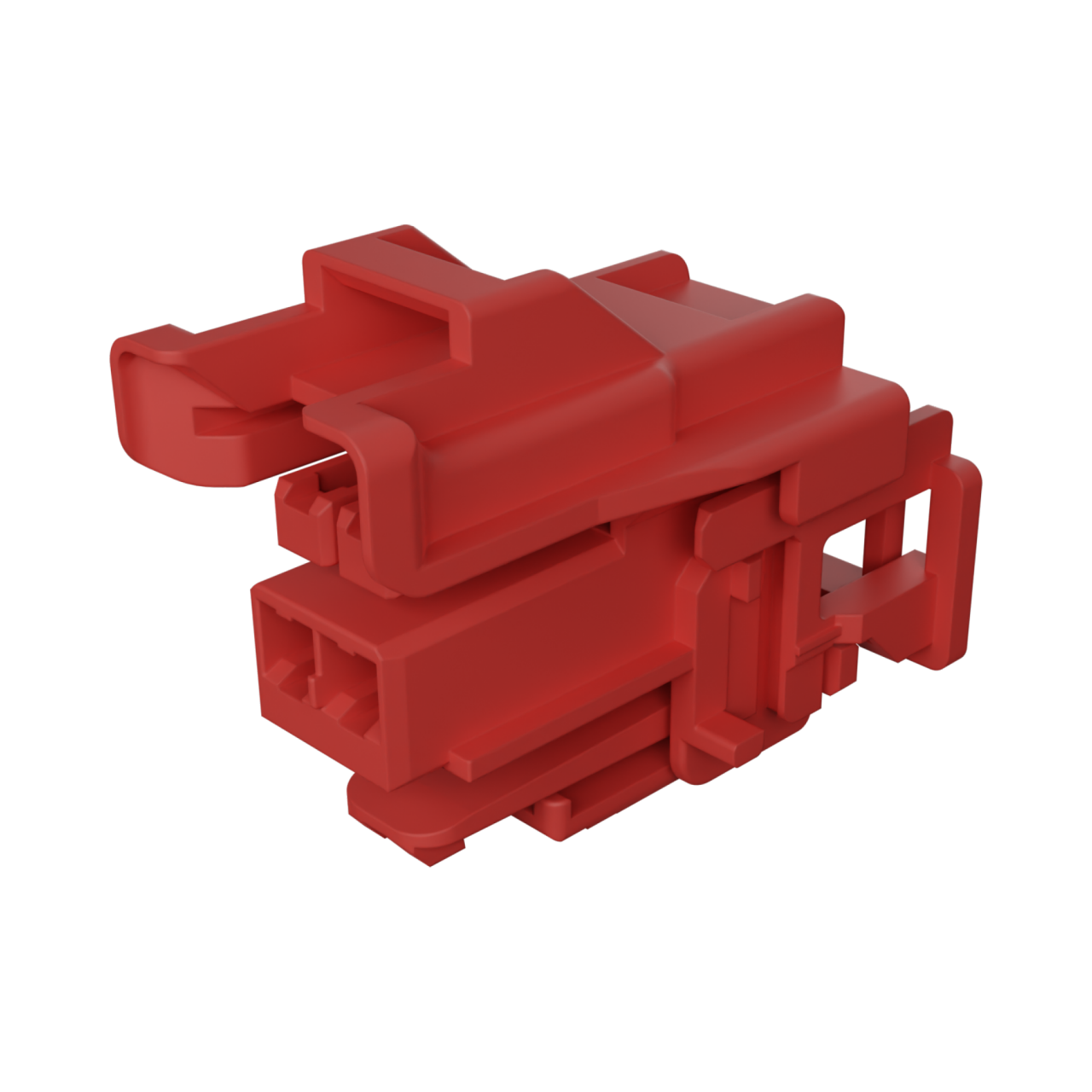Swing TPA Hermaphroditic connector Housing with Integrated TPA. 
