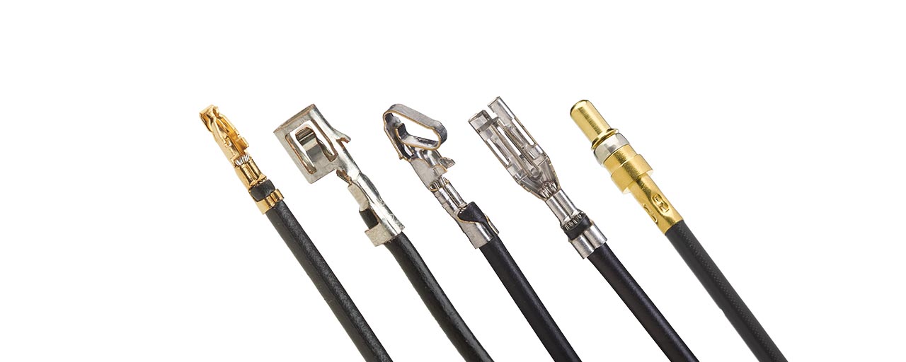 Molex pre-crimped leads.